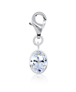 Silver Charms Bezel Gems CH-85-5x7